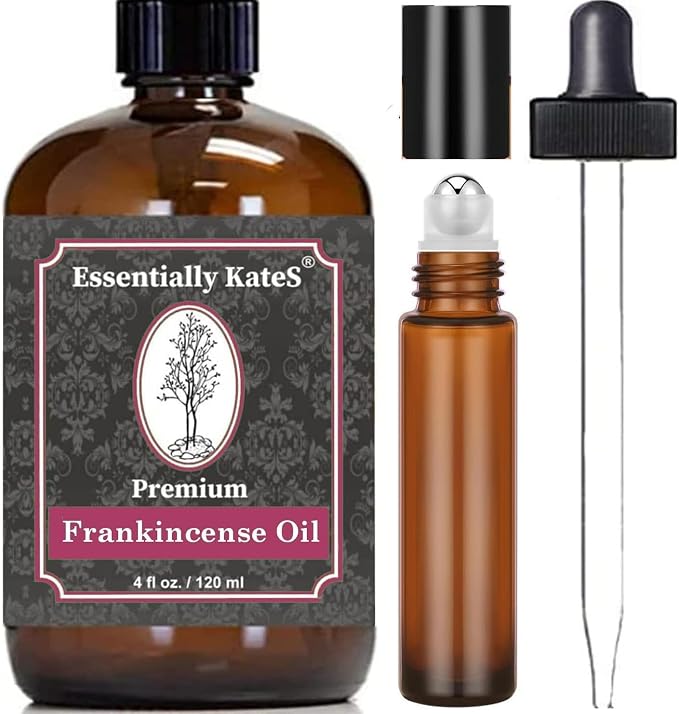 Essentially KateS Premium Frankincense Oil 4 oz – 100% Pure, Natural and by EssentiallyKateS