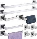 Bathroom Hardware Set 10 Piece Brushed Nickel Bathroom Accessories Set SUS304 by TAUN
