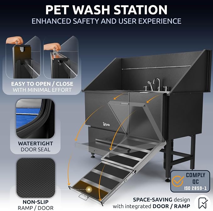 KANIS Black Line Professional Dog Washing Station - Image 3