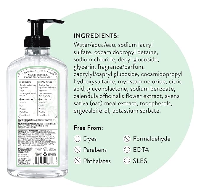 J.R. Watkins Gel Hand Soap, 3 Pack of 11 Fl Oz, Vanilla Mint - Image 6