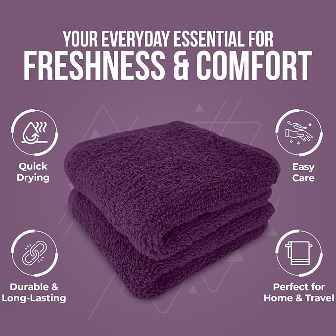 DAN RIVER 12 Pack Wash Cloths for Showering - Image 5