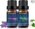 Lavender Oil and Jasmine Essential Oil, 100% Pure, Organic Aromatherapy by BURIBURI