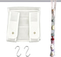 Mesh Shower Caddy Hanging, 7 Pocket Organizer, Premium Polyester, Lightweight by Unknown