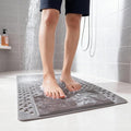 Bath Tub Shower Mat with Soft Shower Foot Scrubber Mat by Unknown