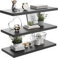 Wall Shelf Set of 3, Wooden Floating Wall Shelf by Home