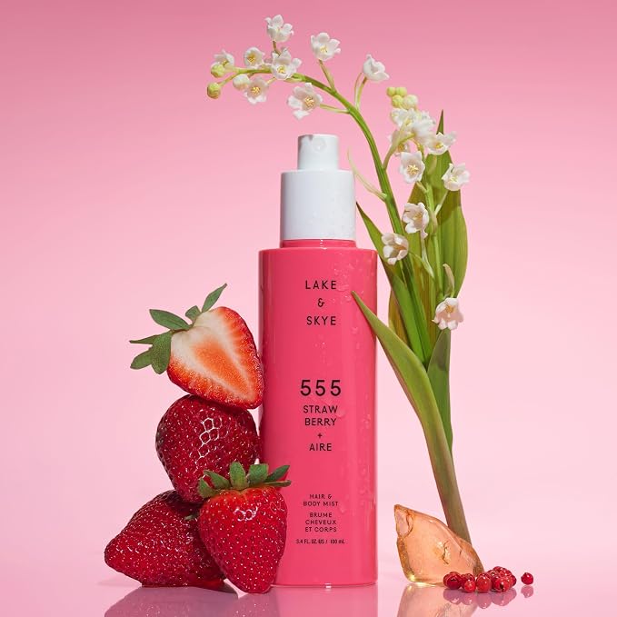 Lake & Skye, Strawberry + Aire Hair & Body Mist - Image 2