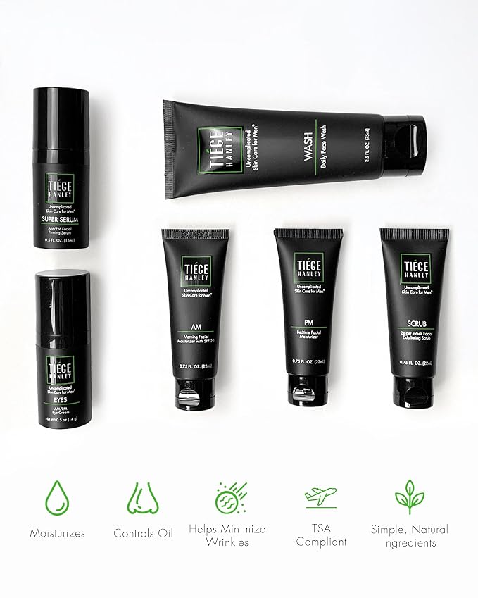 Tiege Hanley Skin Care Set for Men, Anti Aging Routine, System Level 3 - Image 4