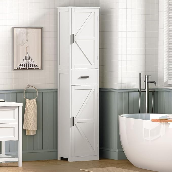 WEENFON Tall Bathroom Cabinet, Storage Cabinet - Image 4