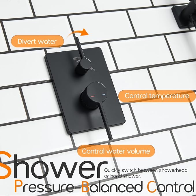 Bathroom Rainfall Shower System Set - Image 5