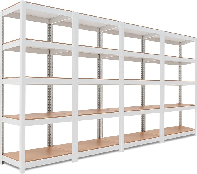 HOMEDANT House 24.4" W 5 Tier Heavy Duty Garage Shelving Adjustable Metal Rack by TheBestOrganizingSolution