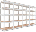 HOMEDANT House 24.4" W 5 Tier Heavy Duty Garage Shelving Adjustable Metal Rack by TheBestOrganizingSolution