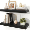 Floating Shelves for Wall, 9.3" Deep Wall Mounted Wood Shelves for Bathroom by Unknown