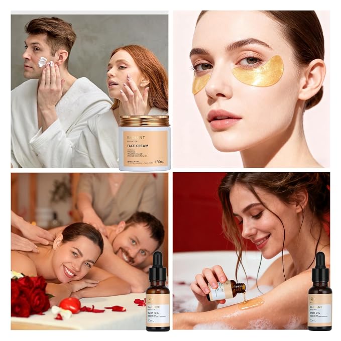 Skin Care Set for Women & Men, Self Care Pamper Set, Birthday Gifts, Face Cream - Image 5