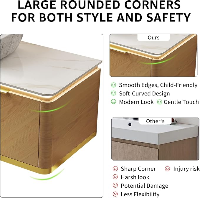 60” Floating Double Sink Bathroom Vanity - Image 4