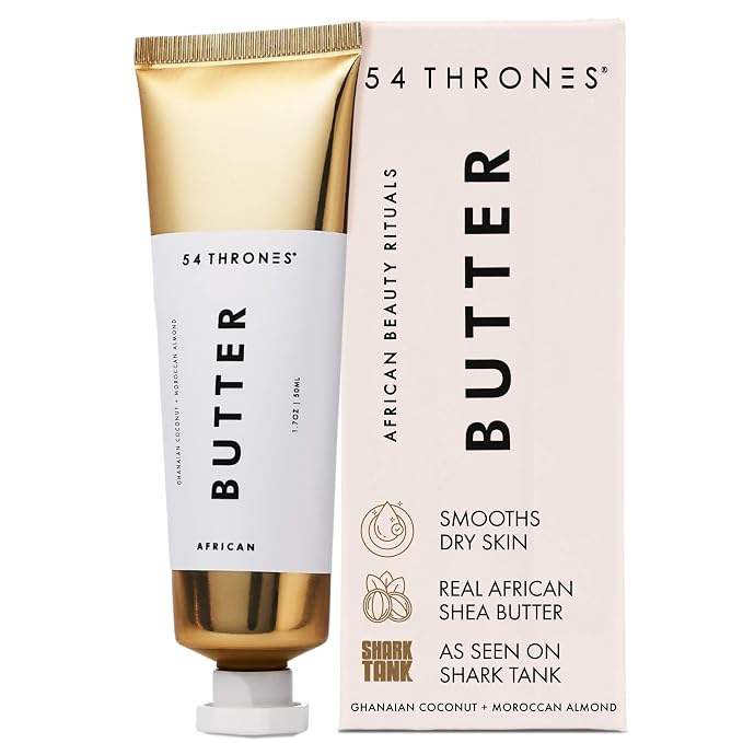 54 Thrones African Beauty Shea Butter, Intensive Dry Skin Support, Moisturizing by 54THRONES