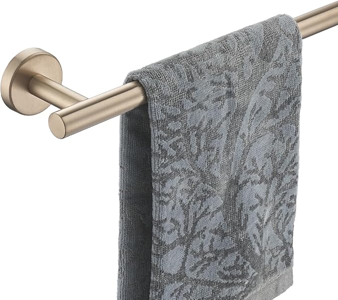 JQK Champagne Bronze Towel Bar, 12 Inch 304 Stainless Steel Thicken 0.8mm Towel by Homeimprovement