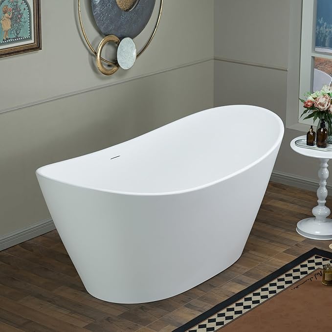 WOODBRIDGE 67 in. x 31.5 in. Stone Resin Luxury Contemporary Solid Surface - Image 5