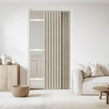 Accordian Door Curtain, 100% Blackout Folding Magnetic Doorway Curtains by JILRON
