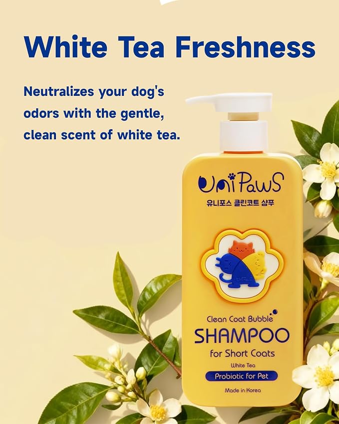 Unipaws Probiotic Dog Shampoo for Short-Haired Coats – Itch Relief, Deodorizing - Image 2