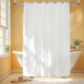 Extra Long Waterproof Fabric Shower Curtain Liner by Seenus