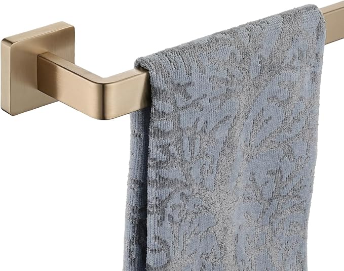 JQK Champagne Bronze Towel Bar, 18 Inch 304 Stainless Steel Thicken 0.8mm Towel by Homeimprovement