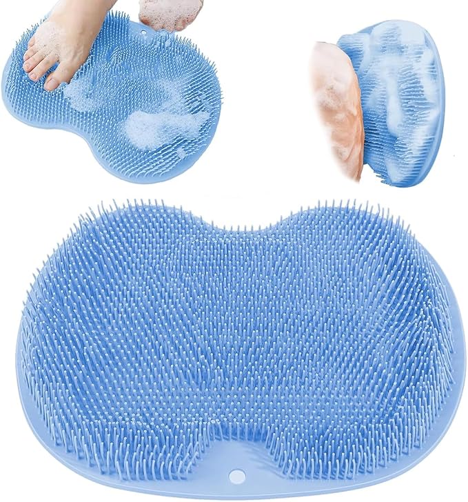 Shower Foot & Back Scrubber, Massage Pad by SakerPlus