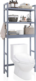 SMIBUY Bathroom Storage Shelf, Bamboo Over-The-Toilet Organizer Rack, by SMIBUY