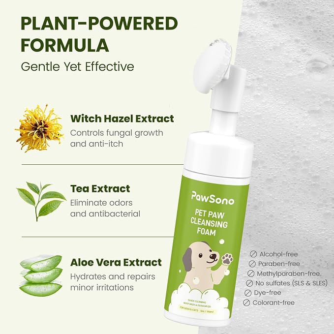 Paw Cleaner for Dogs & Cats, No-Rinse Foaming Pet Foot Washer - Image 7