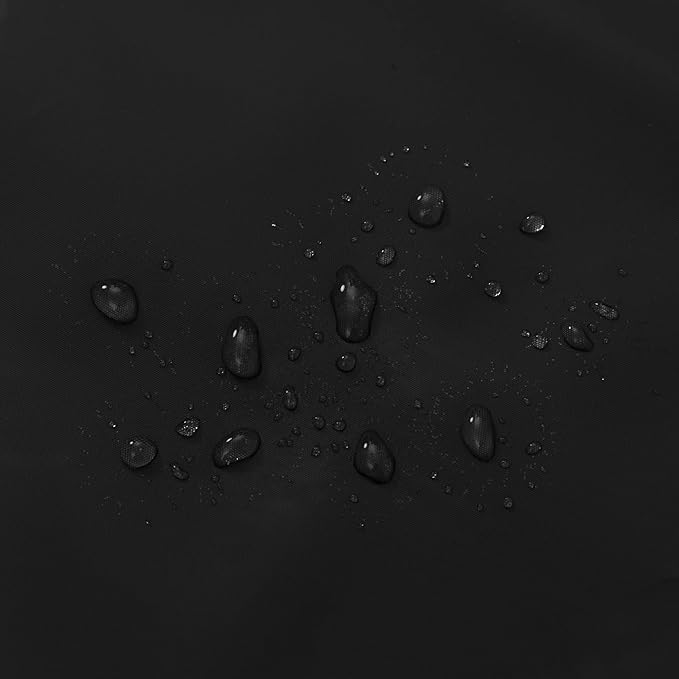 Barossa Design 54W x 78H Stall Shower Curtain Liner Black - Image 5