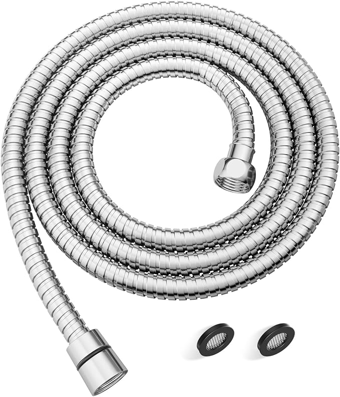 JOMOO 118-Inch Extra Long Shower Hose, Stainless Steel Handheld Showerhead Hose by JOMOO