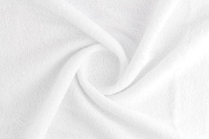 CASA COPENHAGEN Solitaire 6 Pieces Towel Set- Snow White, 600 GSM 2 Bath Towel - Image 4