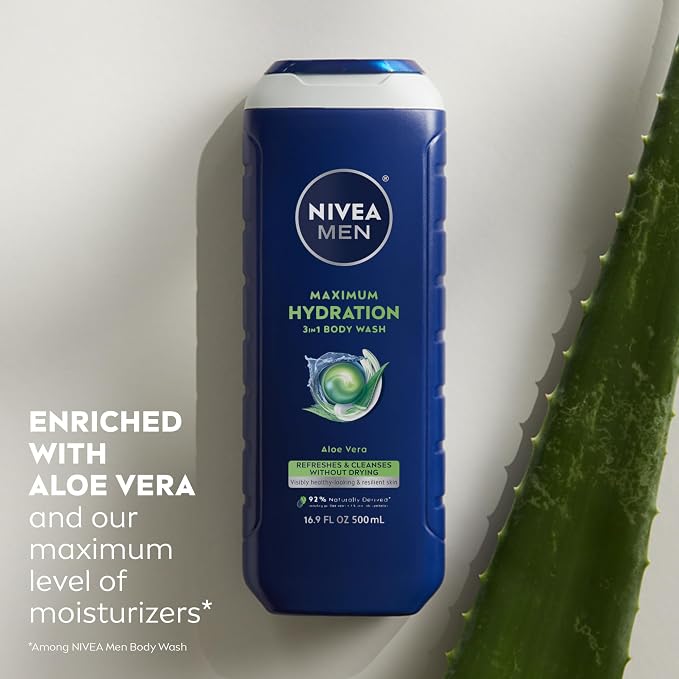 Nivea Men Maximum Hydration Body Wash - Image 4
