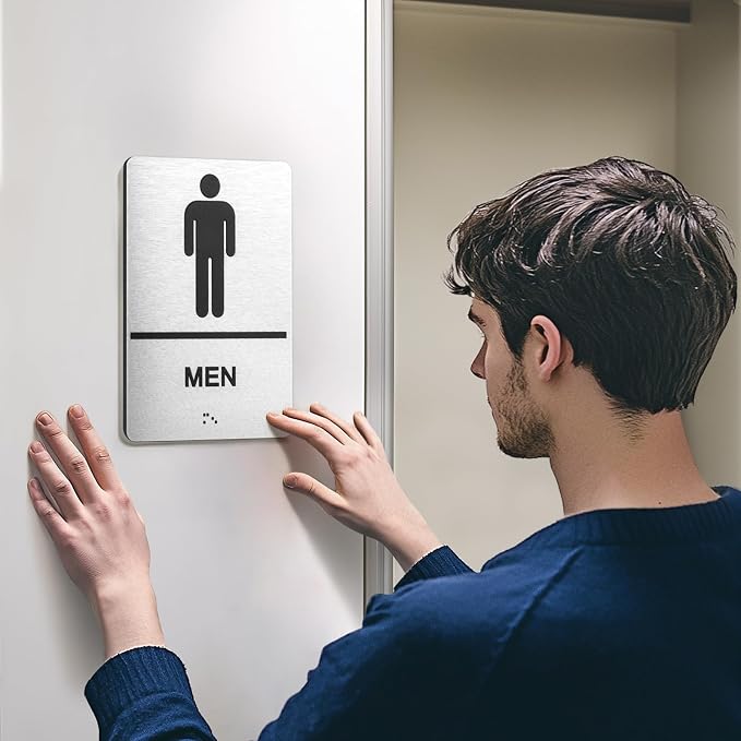 Bathroom Signs, Men's & Women's Restroom Signs - Image 6