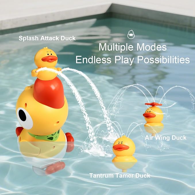Baby Bath Sprayer Toy for Toddlers-Adjustable Water Flow Rinser - Image 5
