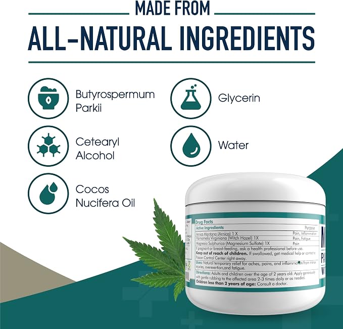 MARS WELLNESS MG+ Hemp Pain Cream - Image 3