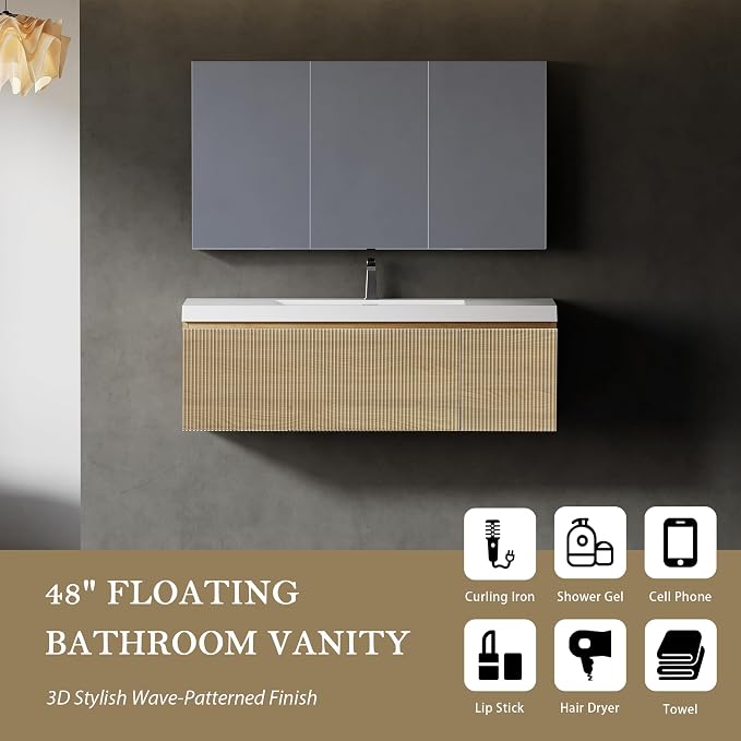 48" Floating Bathroom Vanity - Image 7