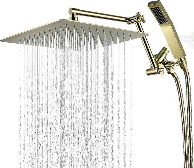 G-Promise All Metal 12 Inches Rainfall Shower Head by G-Promise