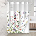 No Hook Shower Curtain Set by Mightree