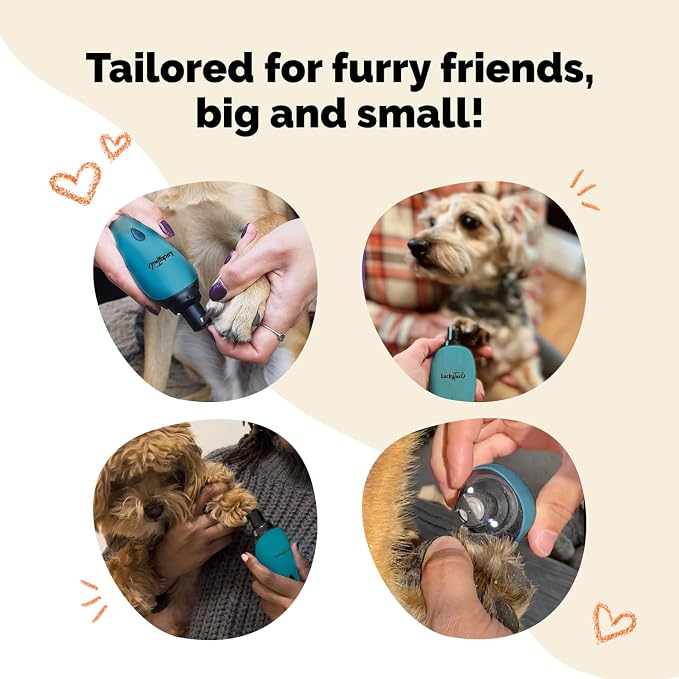 LUCKY TAIL Pet Nail Grinder for Dogs and Cats - Image 3