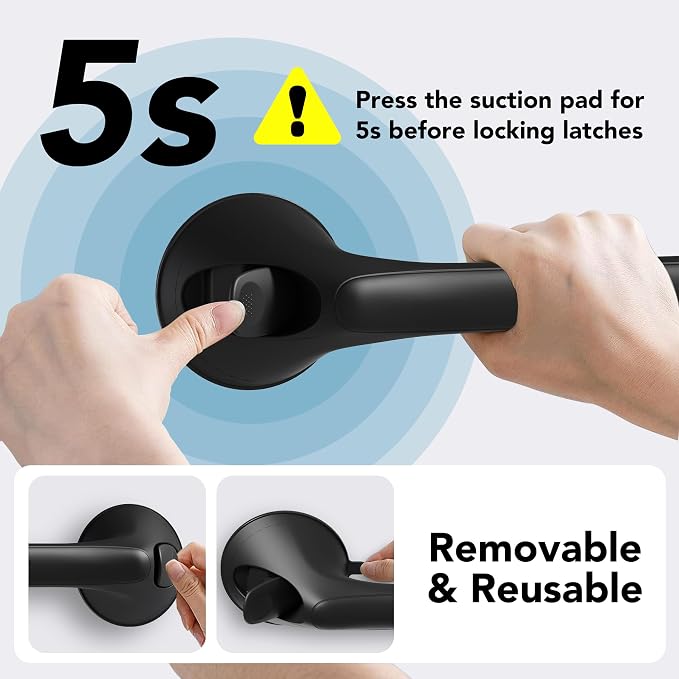 2 Pack 16 Inch Grab Bars for Bathtubs and Showers for Seniors, Heavy Duty - Image 6