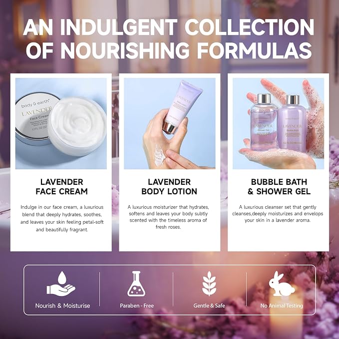 BODY & EARTH Bath and Body Gift Set - Image 3