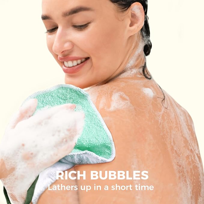 ZOMCHI Wash Cloths for Face and Body, Dual Sided Exfoliating Washcloth - Image 5