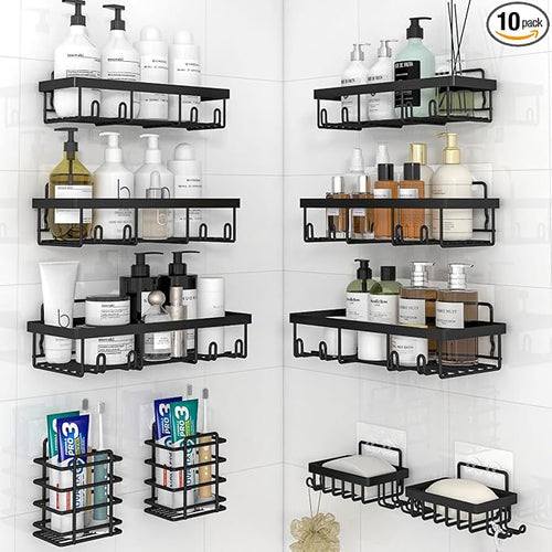 10 Pack Shower Caddy Organizer Rack Shelf by Liuoud