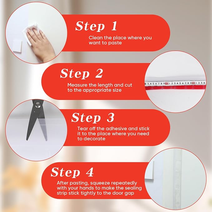 T-Shaped Clear Silicone Weather Stripping Seal Strip - 20Ft 1.96In Wide - Image 4