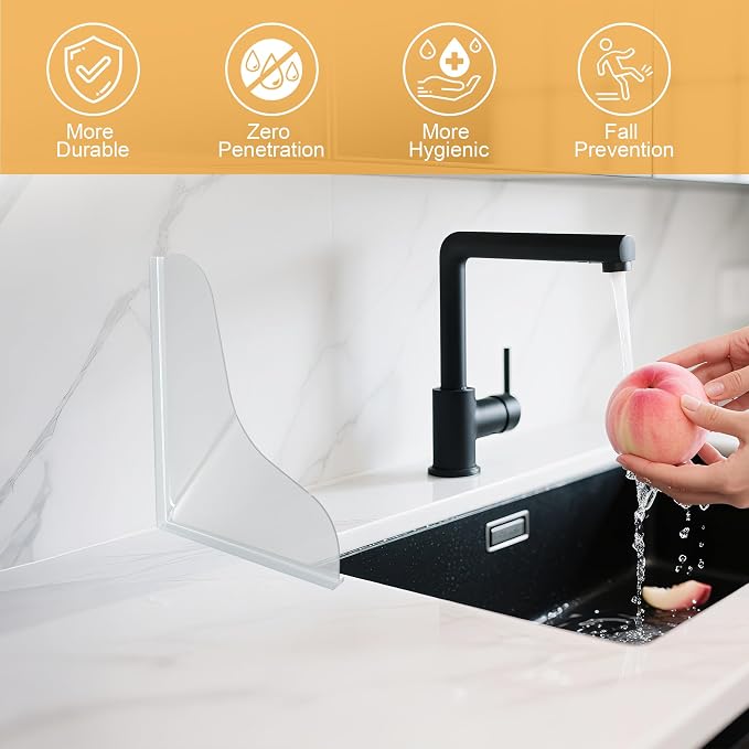 Mofason Silicone Shower Splash Guard, Bathroom Shower Water Guard Can Be Used - Image 3