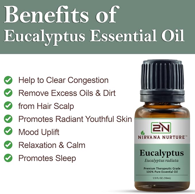 Eucalyptus Essential Oil 100% Pure Premium Therapeutic Grade, Undiluted - Image 3