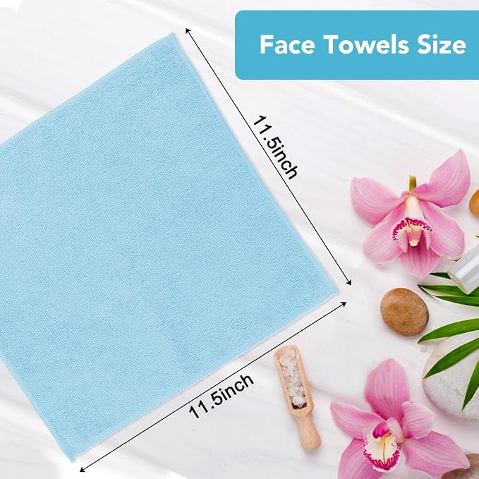 Orighty Washcloths Towels Set 20 Pack, Highly Absorbent and Soft Feel - Image 5
