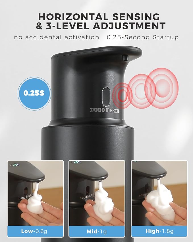 Automatic Foaming Soap Dispenser Touchless, 304 Stainless Steel Bottle Body & - Image 3
