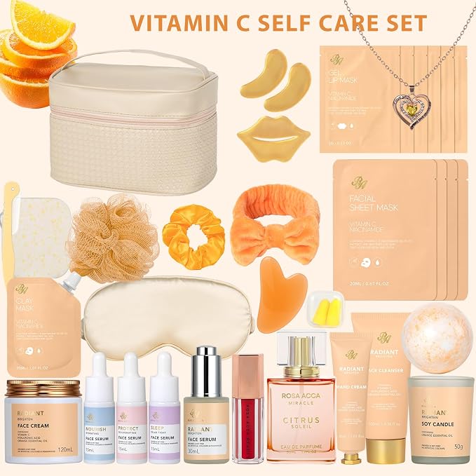 Christmas Gifts for Women, Skin Care Gift Set, Self-Care Kit, Spa & Bath & Body - Image 2