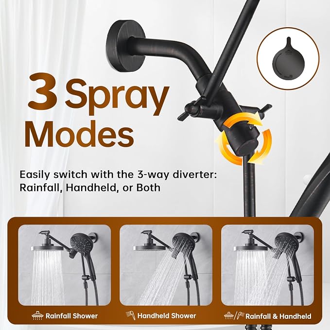 BRIGHT SHOWERS Rain Shower Head - Image 4